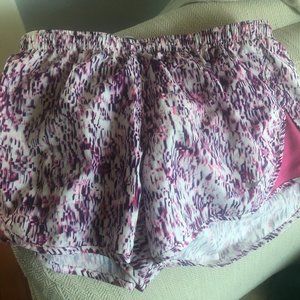 Fun patterned Nike running shorts